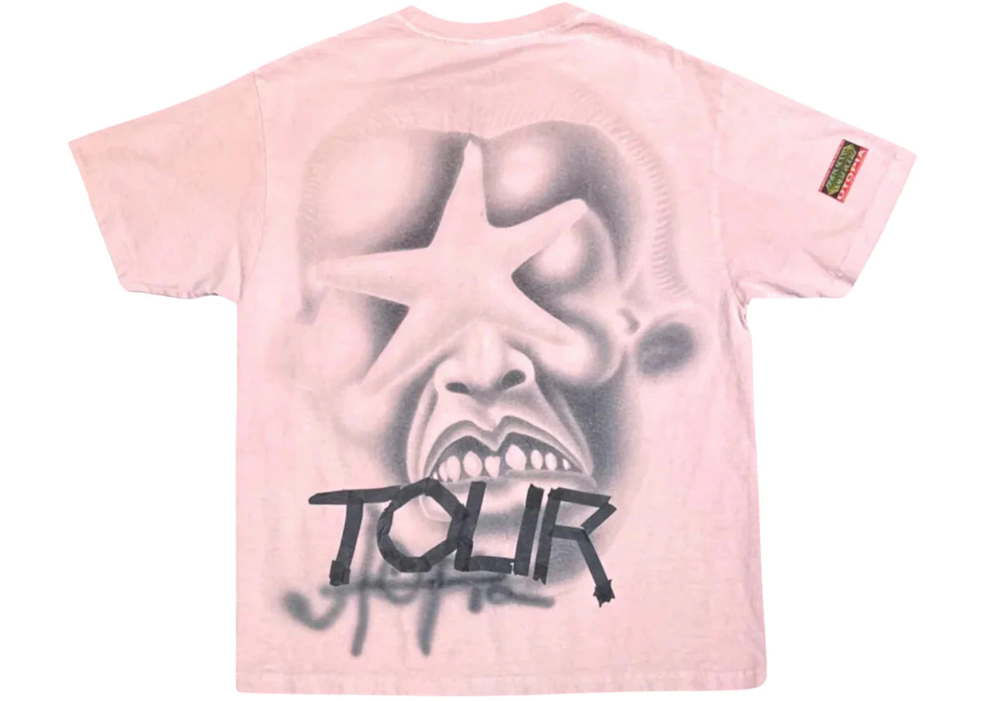 T Shirt Travis Scott Pink Star