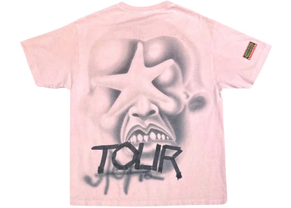 T Shirt Travis Scott Pink Star