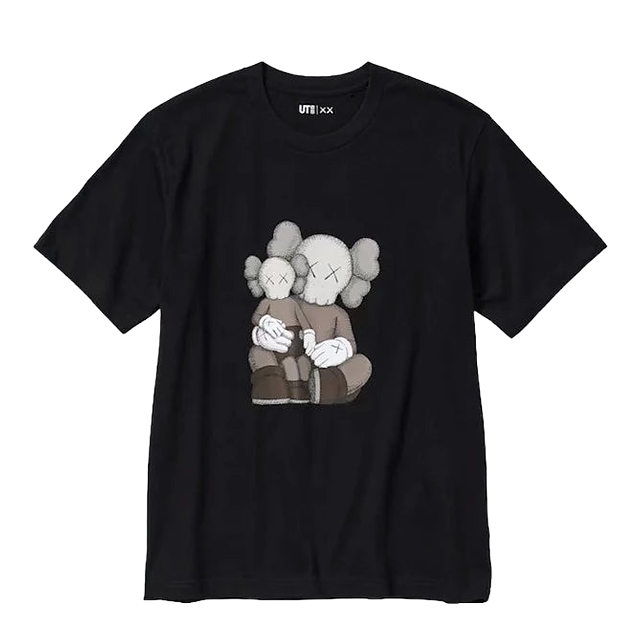 Kaws x Uniqlo Black Tee