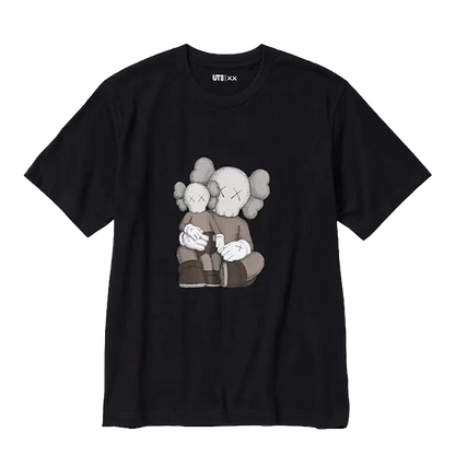 Kaws x Uniqlo Black Tee