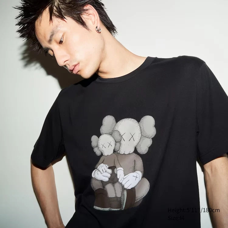Kaws x Uniqlo Black Tee