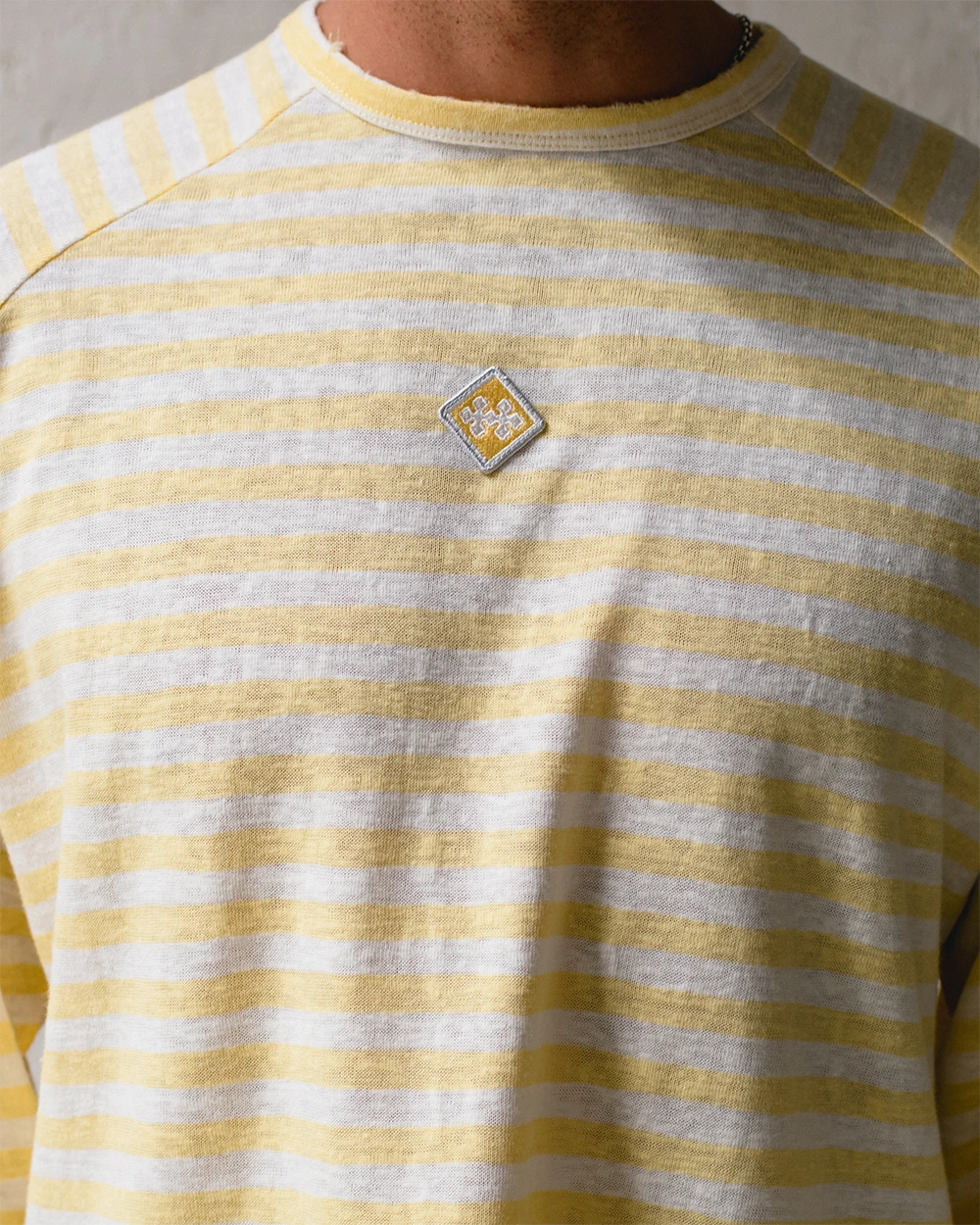 Host Striped Rag Yellow Long Sleeve