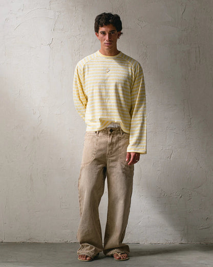 Host Striped Rag Yellow Long Sleeve