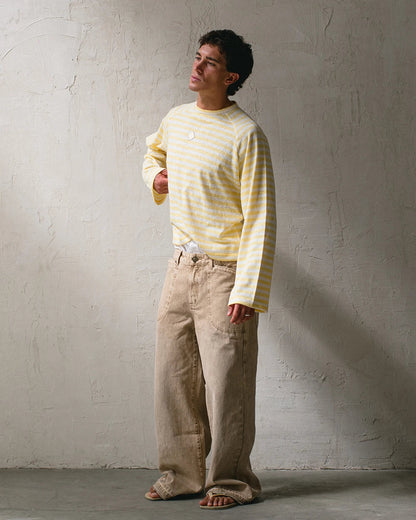 Host Striped Rag Yellow Long Sleeve