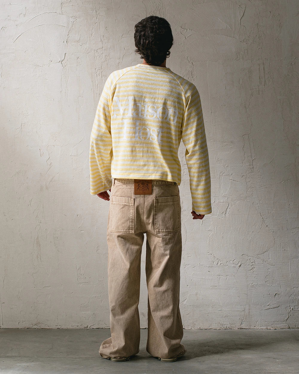 Host Striped Rag Yellow Long Sleeve