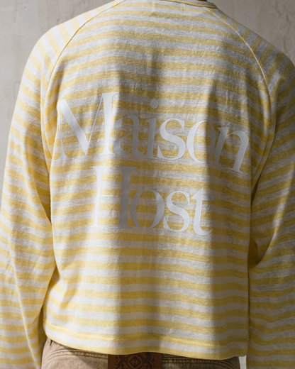 Host Striped Rag Yellow Long Sleeve