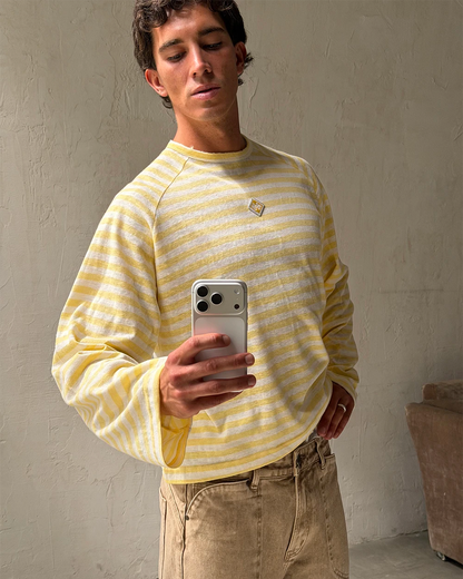 Host Striped Rag Yellow Long Sleeve