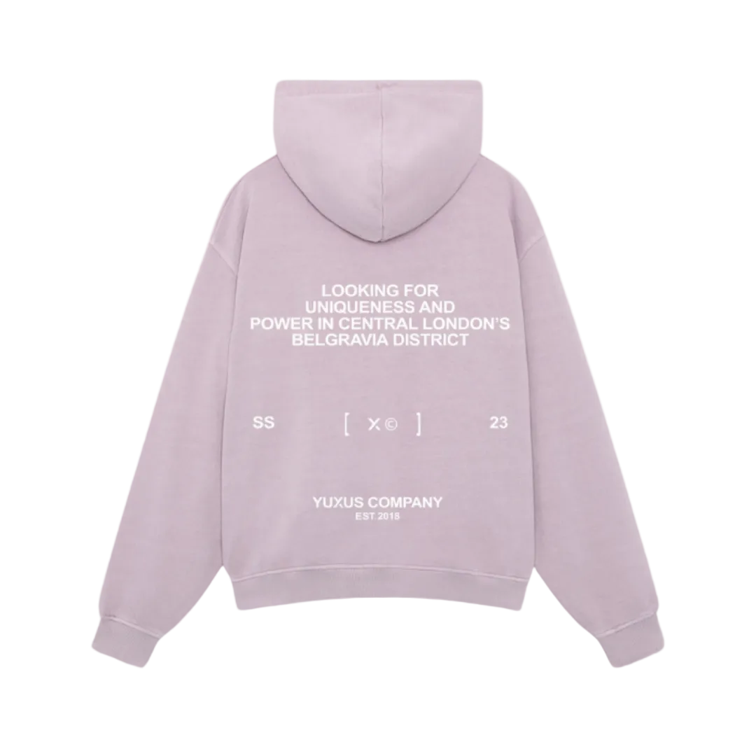Yuxus Lavender Pink Hoodie