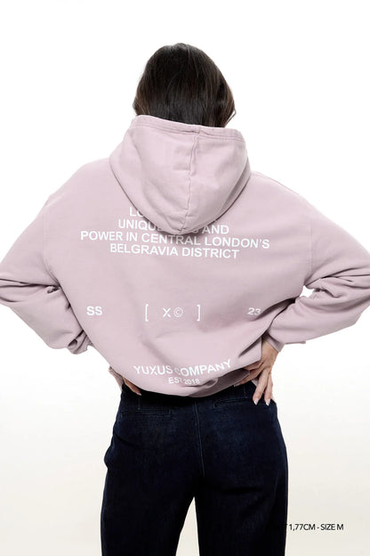 Yuxus Lavender Pink Hoodie