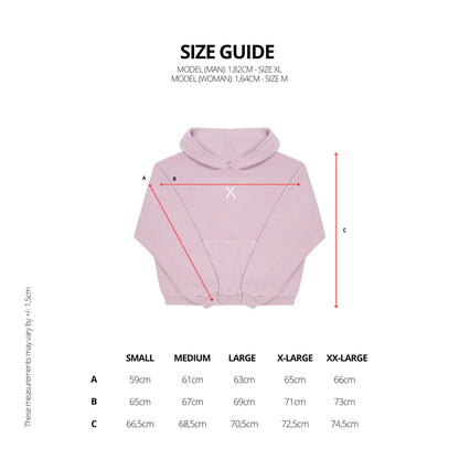 Yuxus Lavender Pink Hoodie