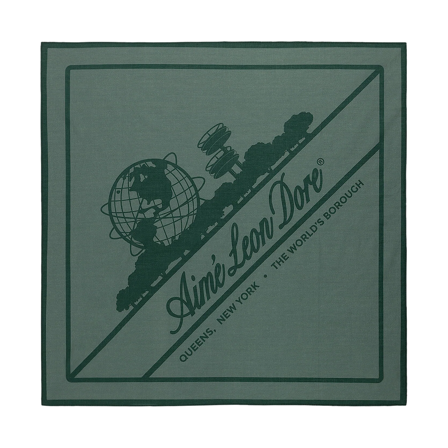 Aime Leon Dore Bandana Green | Saturday Concept