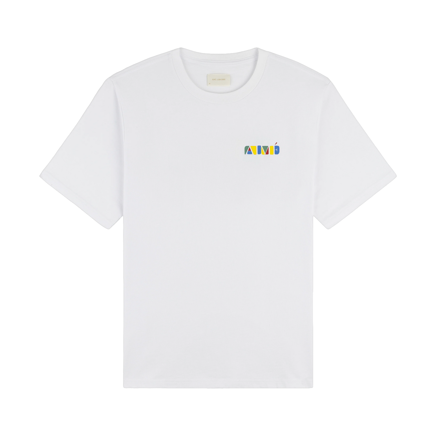 Aime Leon Dore Stacked Logo Tee - white | Saturday Concept