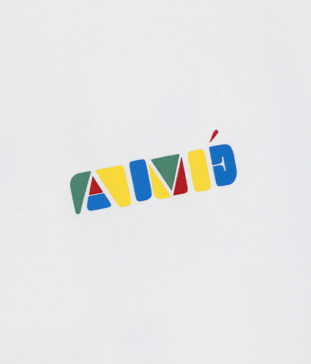 Aime Leon Dore Stacked Logo Tee - white | Saturday Concept