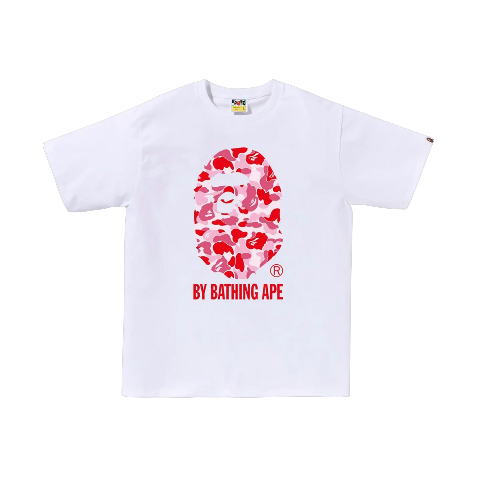 BAPE A Bathing Ape White Pink Tee - white, pink | Saturday Concept
