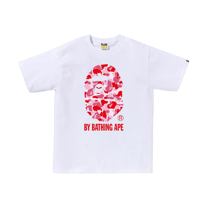 BAPE A Bathing Ape White Pink Tee - white, pink | Saturday Concept