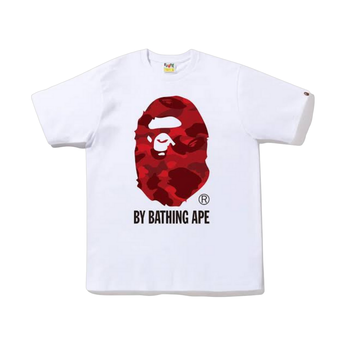 BAPE A Bathing Ape White Red Tee - white, red | Saturday Concept