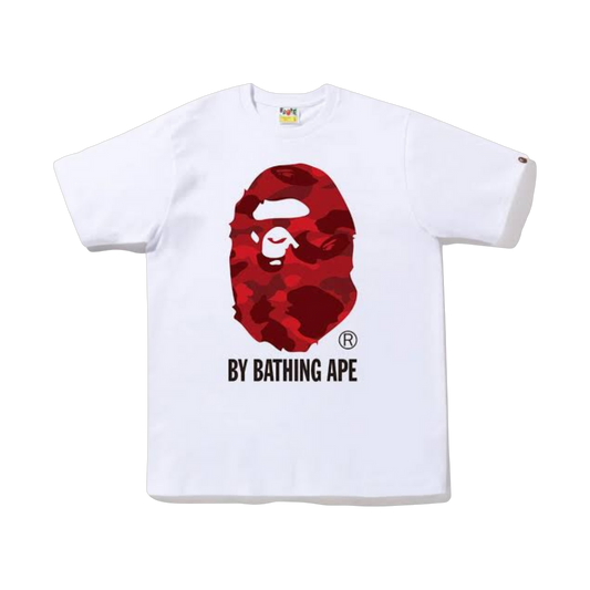 BAPE A Bathing Ape White Red Tee - white, red | Saturday Concept