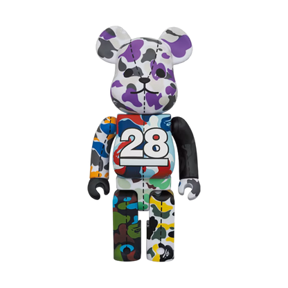 Bearbrick Bape 28th Anniversary 400% | Saturday Concept