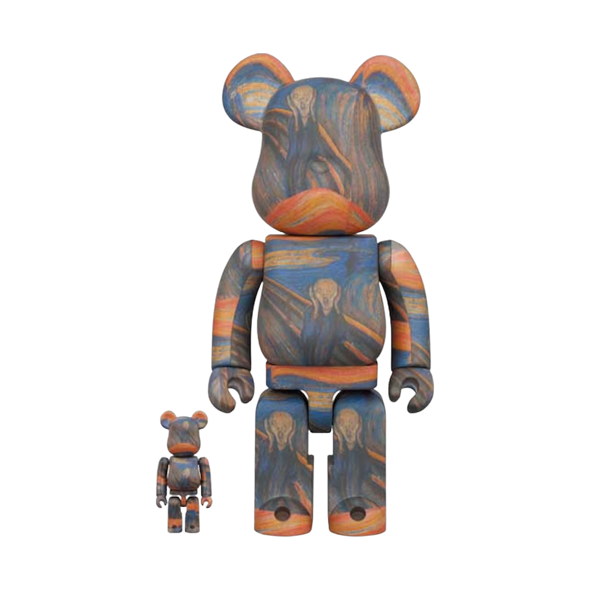 Bearbrick Edvard Munch Scream 400% | Saturday Concept