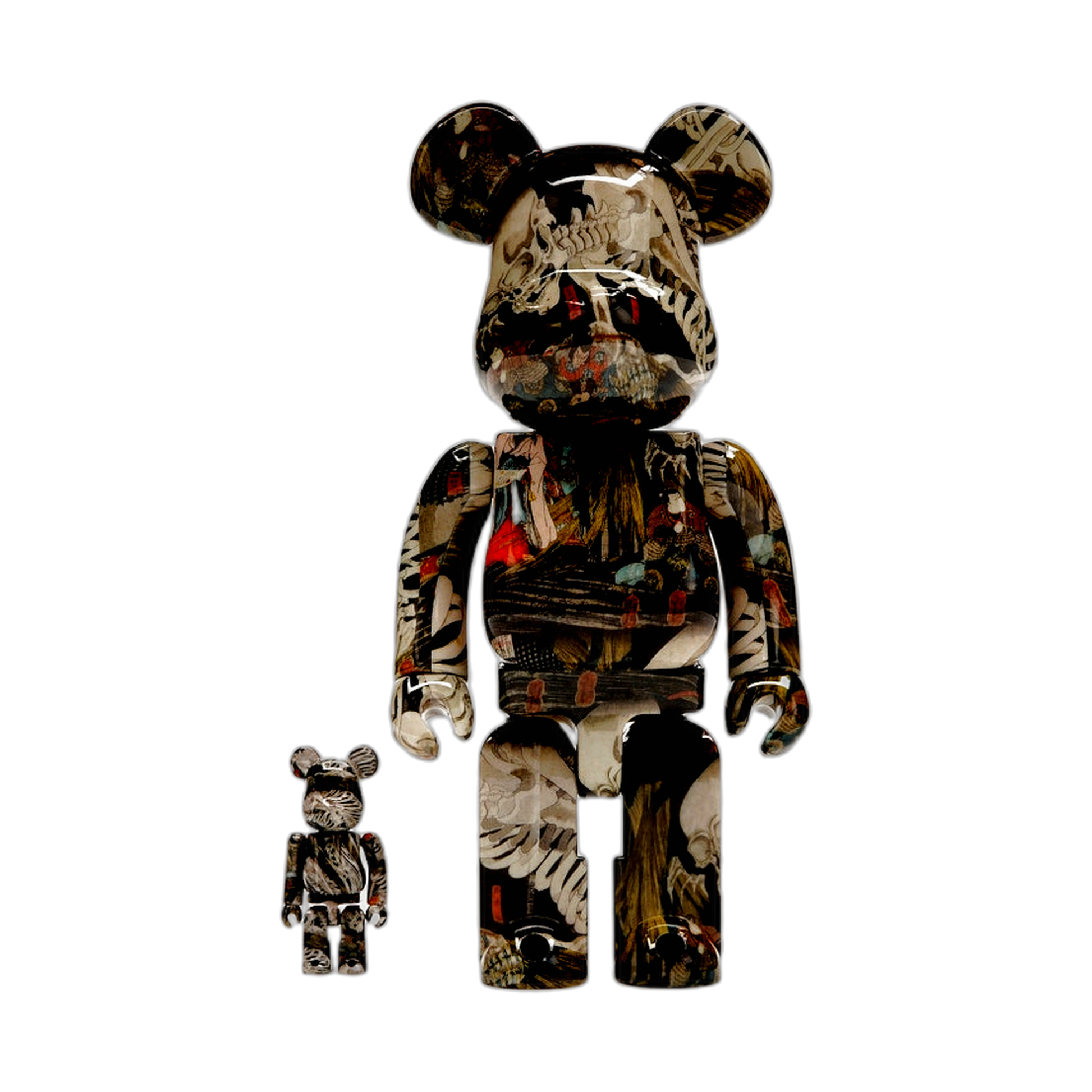 Bearbrick Kuniyoshi Utagawa Soma No Kouchi Ura 100 400 Set | Saturday Concept