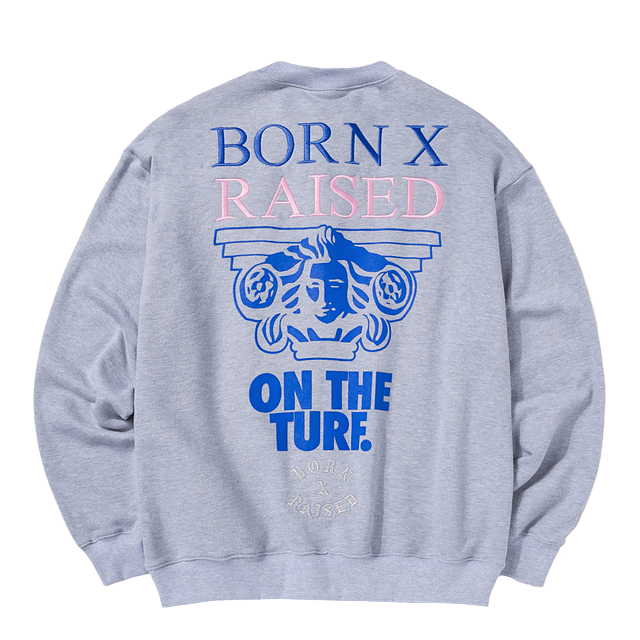 Born x Raised Crewneck Grey