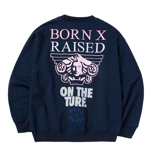 Born x Raised Crewneck Navy