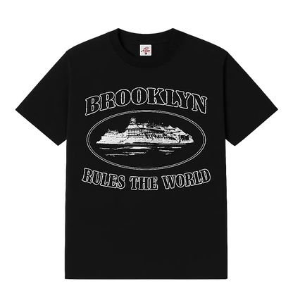 Corteiz Brooklyn Black Tee