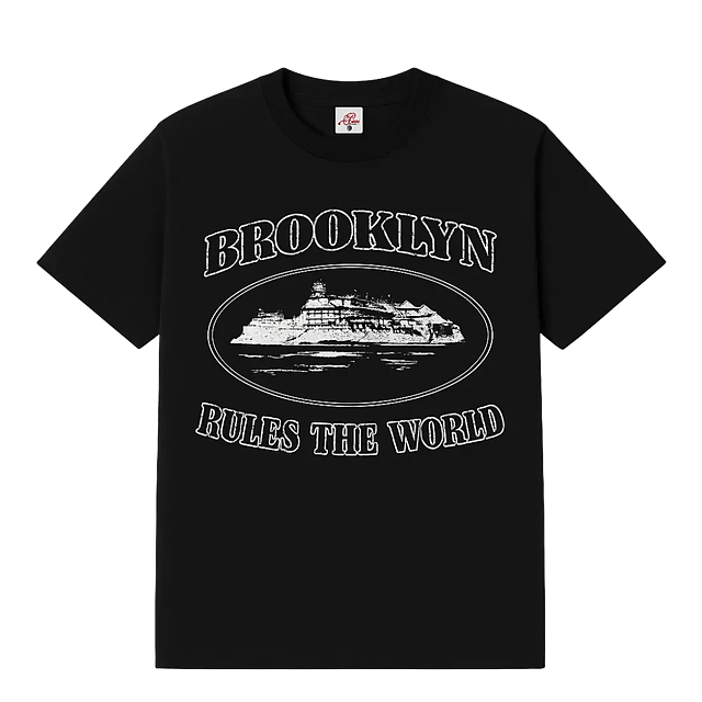 Corteiz Brooklyn Black Tee