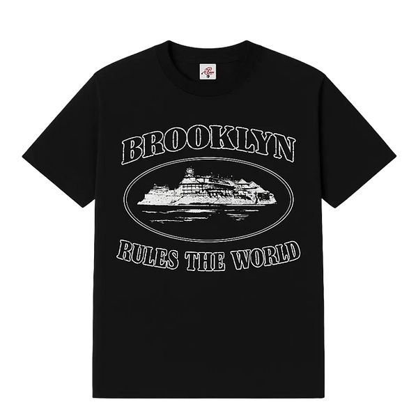 Corteiz Brooklyn Black Tee