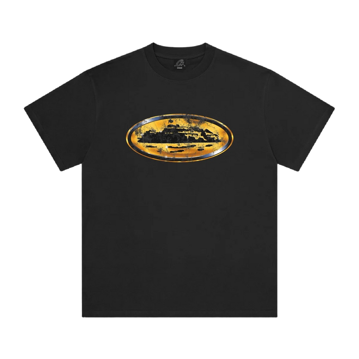Corteiz Corroded Island Black Tee