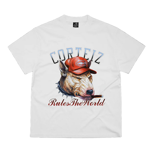 Corteiz Dog Pound White Tee