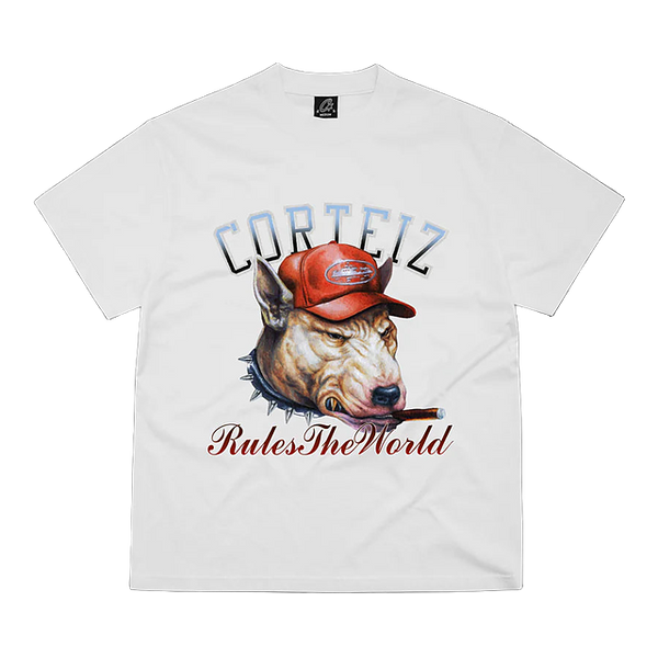 Corteiz Dog Pound White Tee