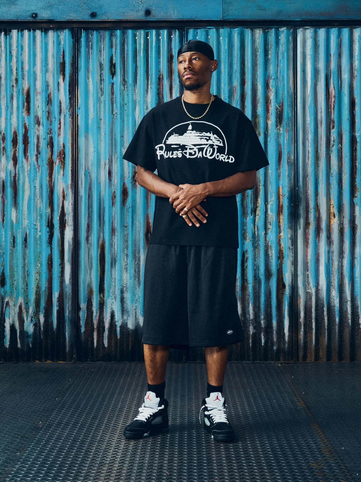 Corteiz Kingdom Black Tee - black | Saturday Concept