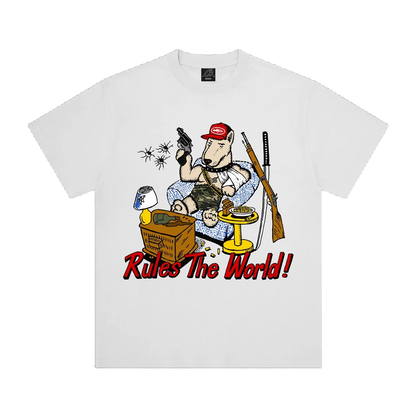 Corteiz Last Stand White Tee