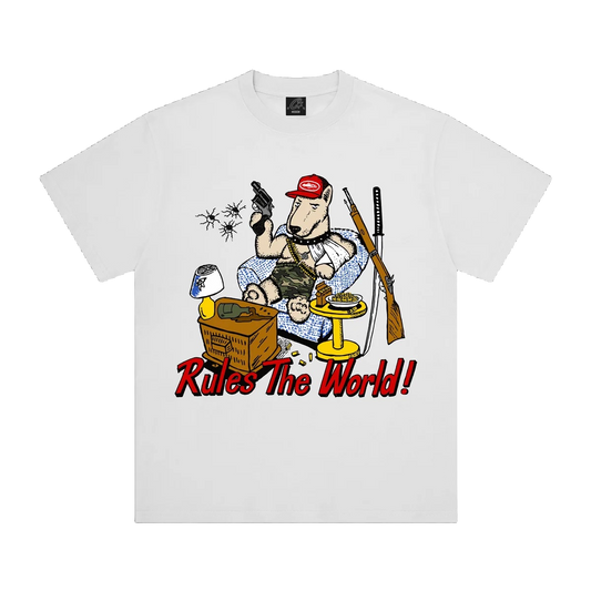 Corteiz Last Stand White Tee