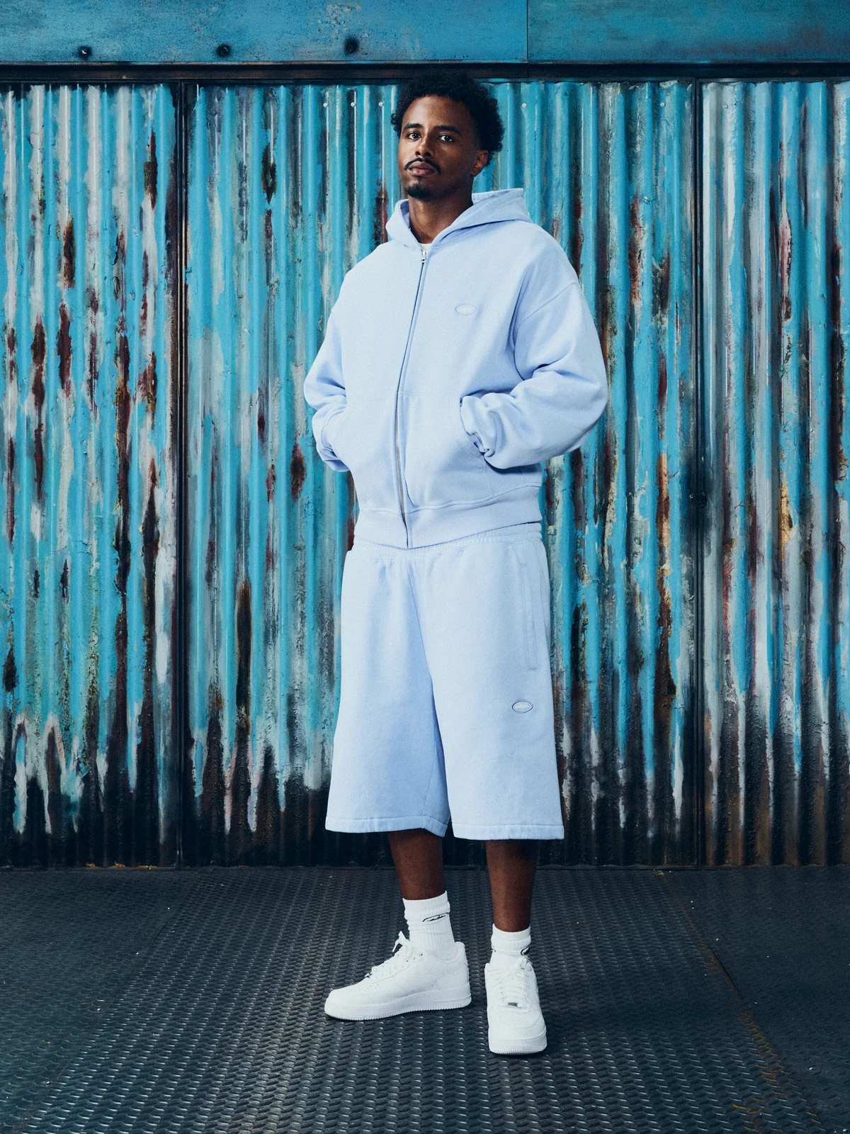 Corteiz Mini OG Island Blue Short - blue | Saturday Concept