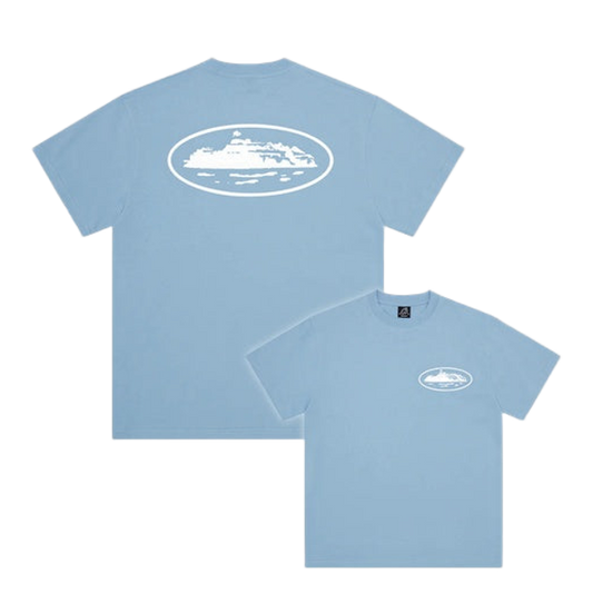 Corteiz Og Island Tee Baby Blue
