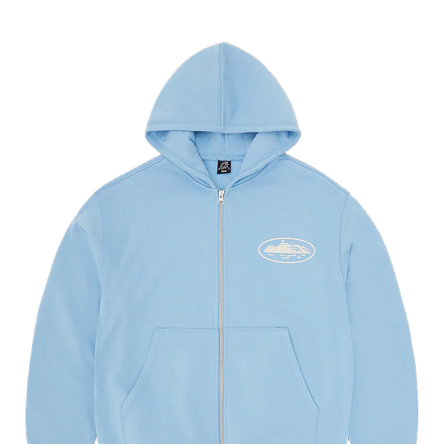 Corteiz OG Island ZIP Hoodie Blue