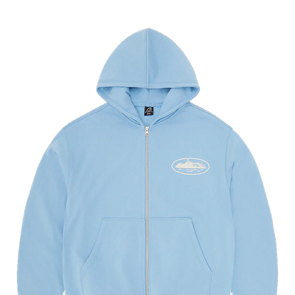 Corteiz OG Island ZIP Hoodie Blue