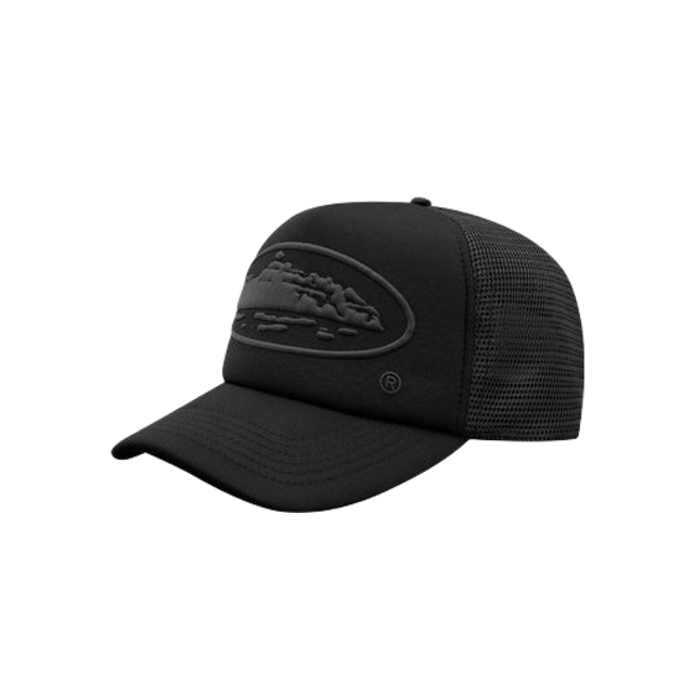 Corteiz Trucker Hat Black