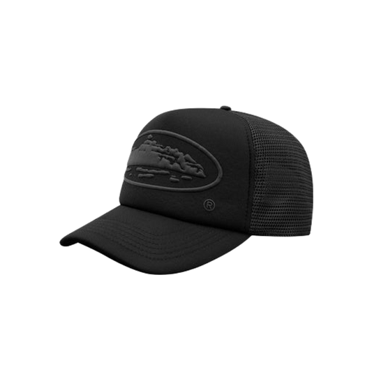 Corteiz Trucker Hat Black