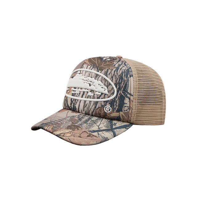 Corteiz Trucker Hat Forest Camo