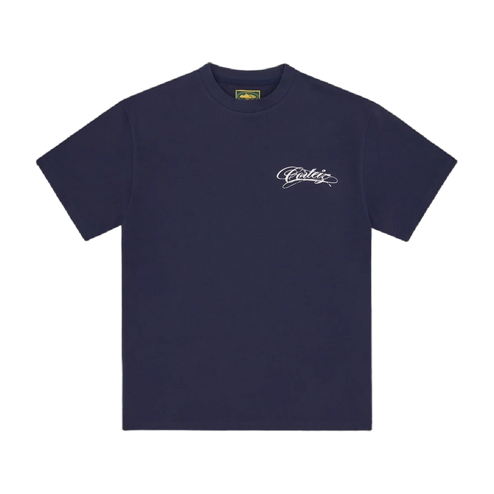 Corteiz Write Off Navy Tee