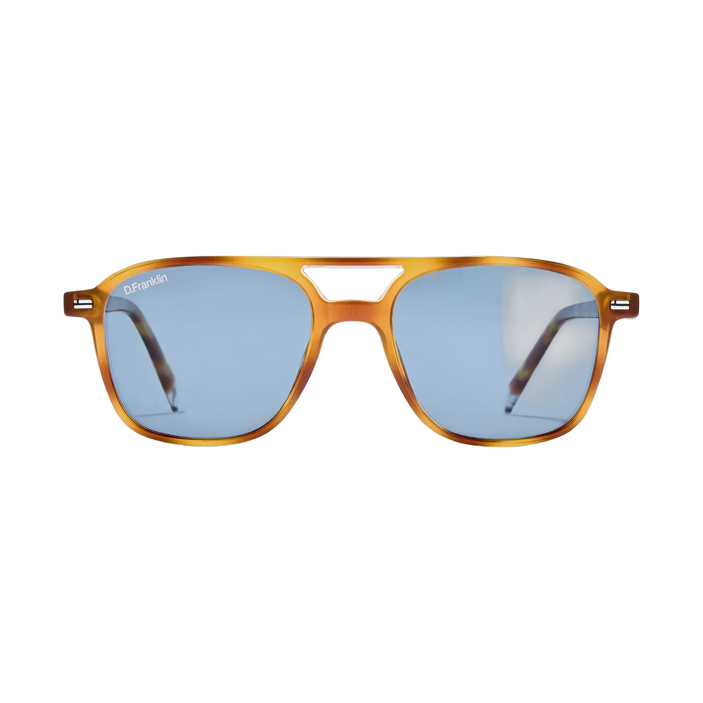 D.Franklin Jackson Square Amber Tort Blue - blue, yellow | Saturday Concept