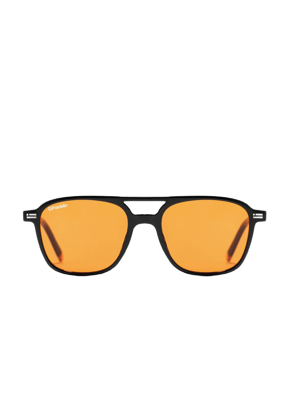 D.Franklin Jackson Square Shiny Black Orange