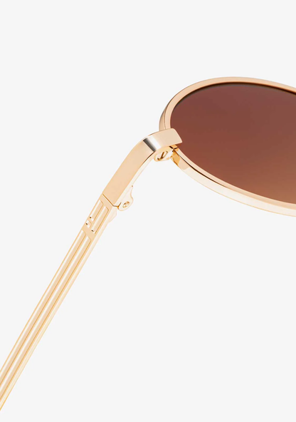 D.Franklin Oval Legacy Gold Brown - burgundy, gold | Saturday Concept