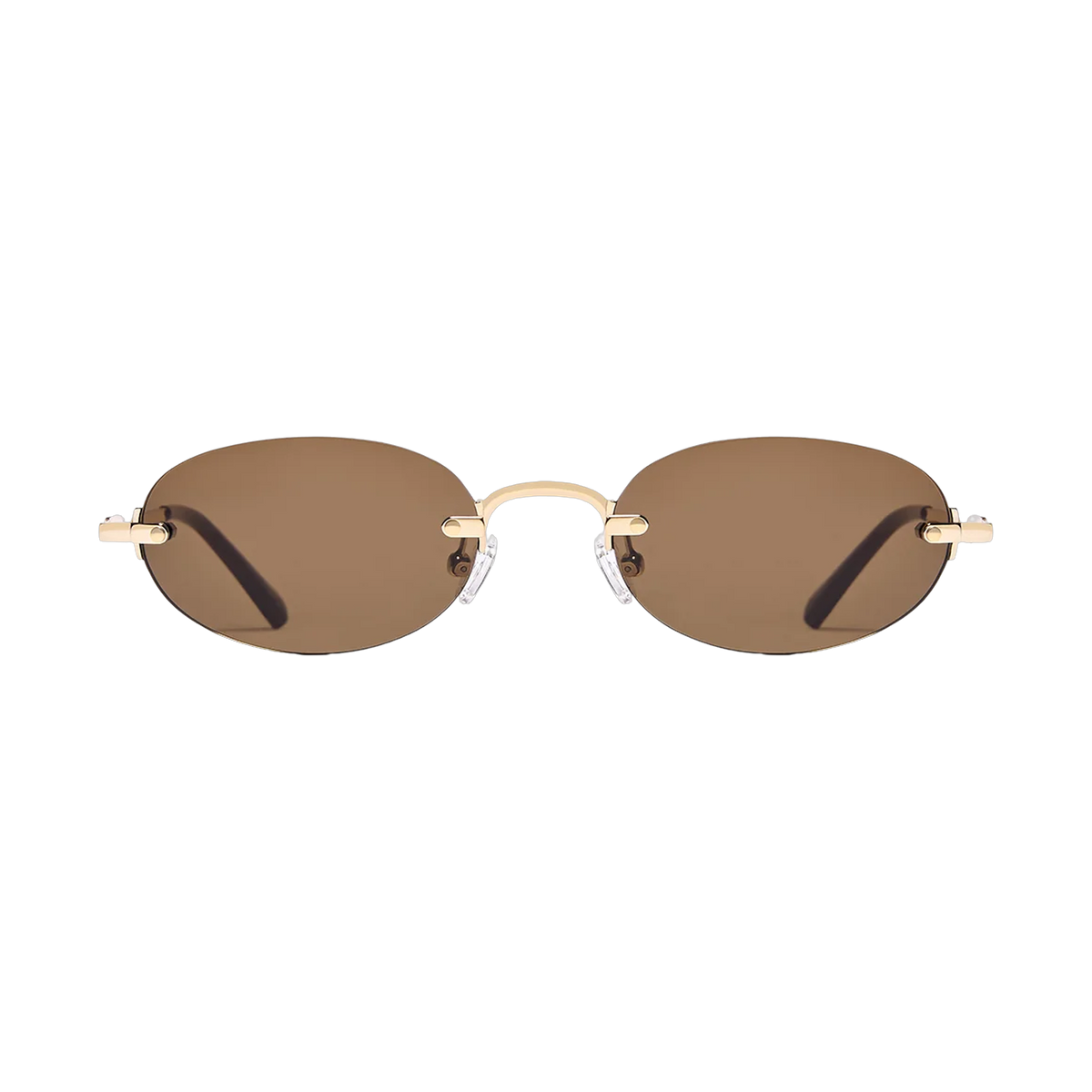 D.Franklin Smith Oval Gold Brown - brown, gold | Saturday Concept