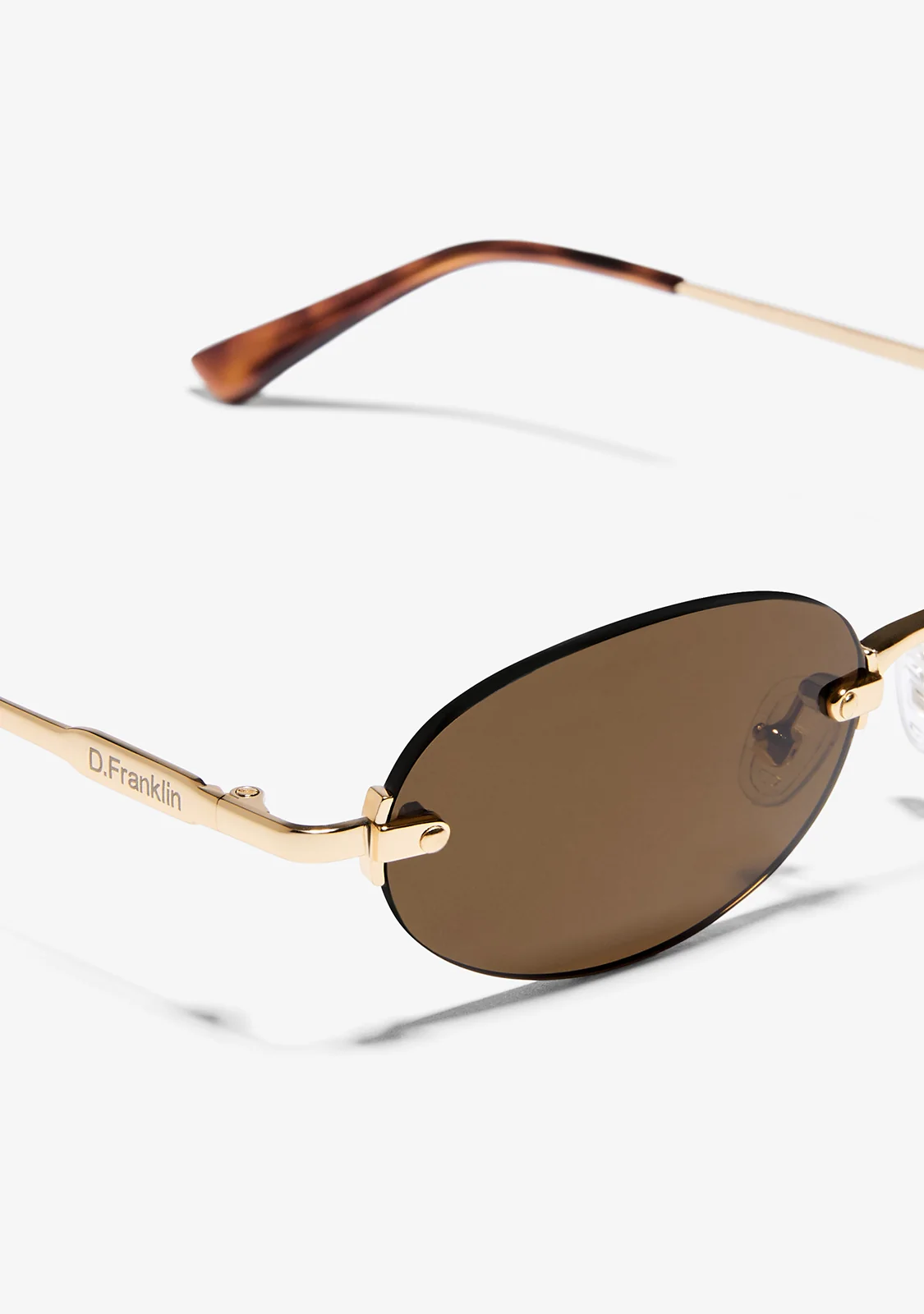D.Franklin Smith Oval Gold Brown - brown, gold | Saturday Concept