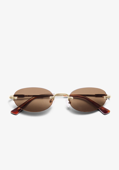 D.Franklin Smith Oval Gold Brown - brown, gold | Saturday Concept