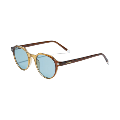 D.Franklin Ultra Light S Round Brown Blue - brown, blue | Saturday Concept